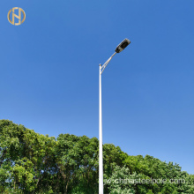 Galvanis Baja Road Street Light Polles Lengan Tethingingle